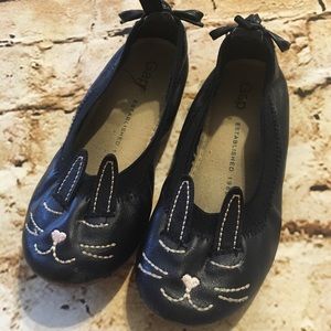 GAP size 9 Toddler girl bunny flats, VGUC
